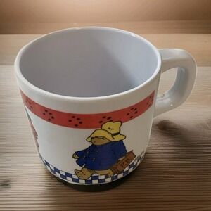 Paddington Bear Childs 3" White Melamine Plastic Cup Eden‎ Taiwan Made